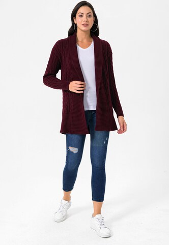 Cardigan Jimmy Sanders en rouge