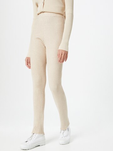 Rut & Circle Skinny Broek 'SAGA' in Beige: voorkant