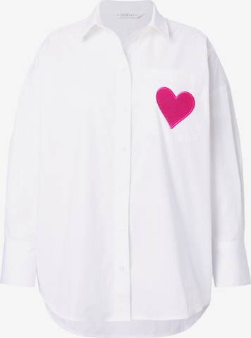 Studio Untold Blouse in Wit: voorkant