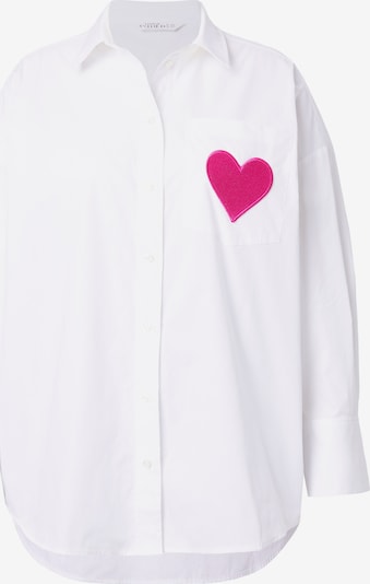 Studio Untold Bluse in gelb / orange / pink / rot / offwhite, Produktansicht