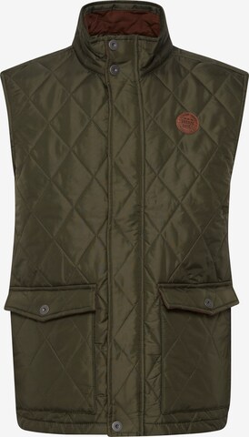 Gilet di FQ1924 in verde: frontale