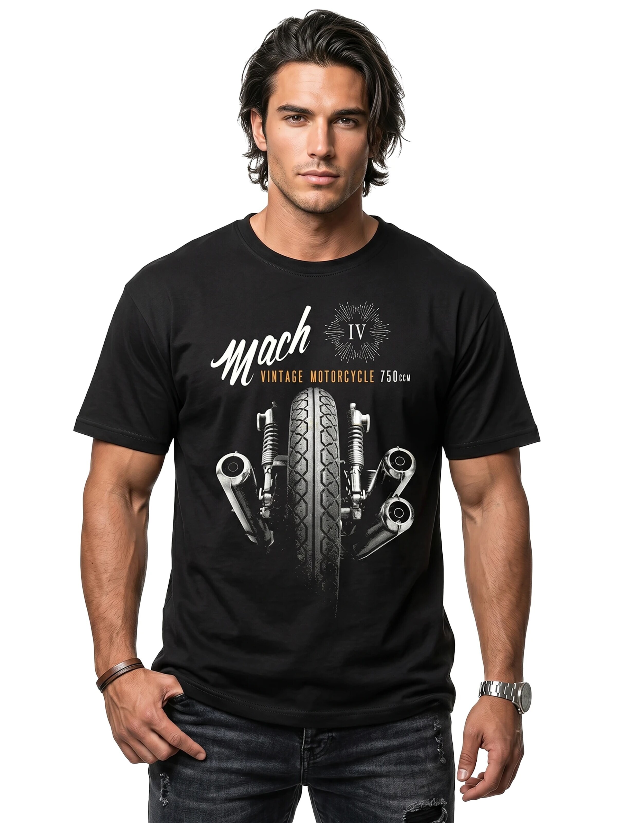 MAKAYA Shirt 'Mach 4' in Black