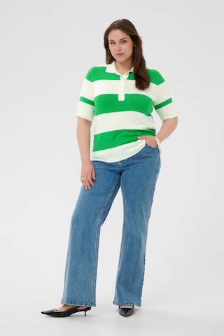 KAFFE CURVE Pullover 'KClizzy' i grøn