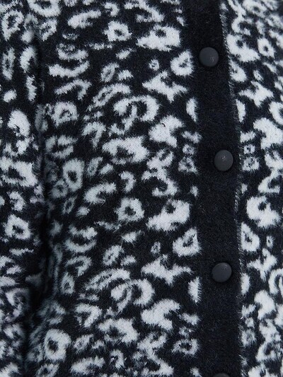 MixRay Strickjacke in schwarz / weiß, Produktansicht