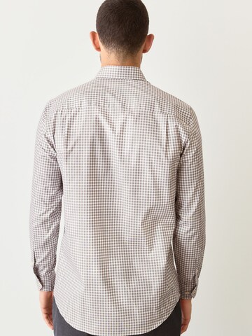 Coupe slim Chemise Next en gris