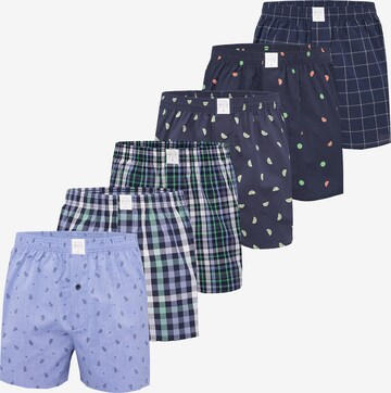 MG-1 Boxershorts in Blauw: voorkant