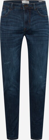 !Solid Slimfit Jeans in Blauw: voorkant