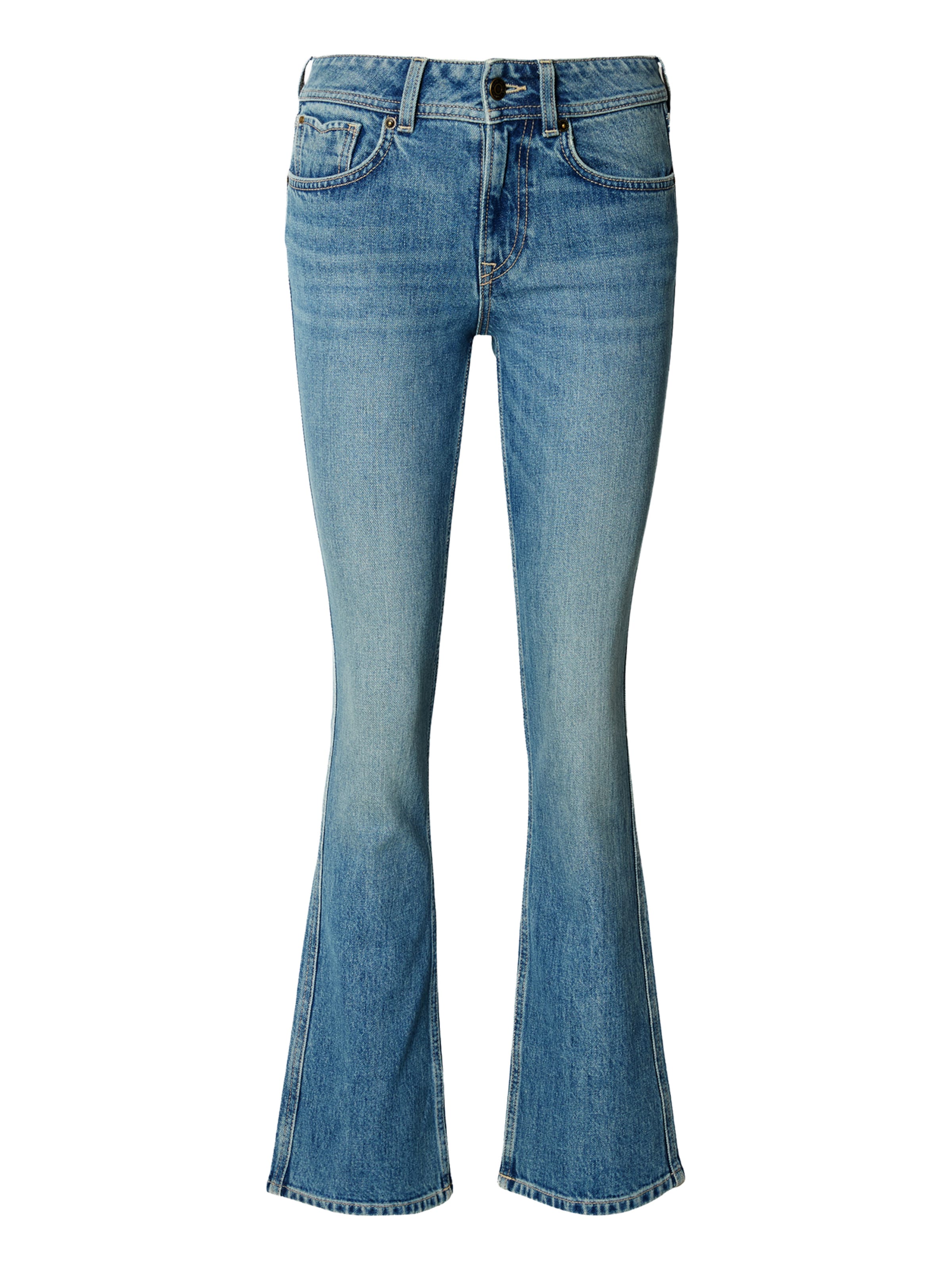 Pepe Jeans Rozkloszowany krój Jeansy 'PIPER' w kolorze niebieski: przód