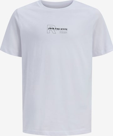 JJ Rebel Shirt 'JREBZAKI' in Wit: voorkant