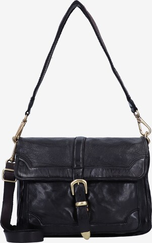 Campomaggi Shoulder Bag in Black: front