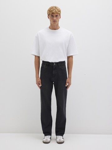 Mavi Loosefit Jeans in Schwarz