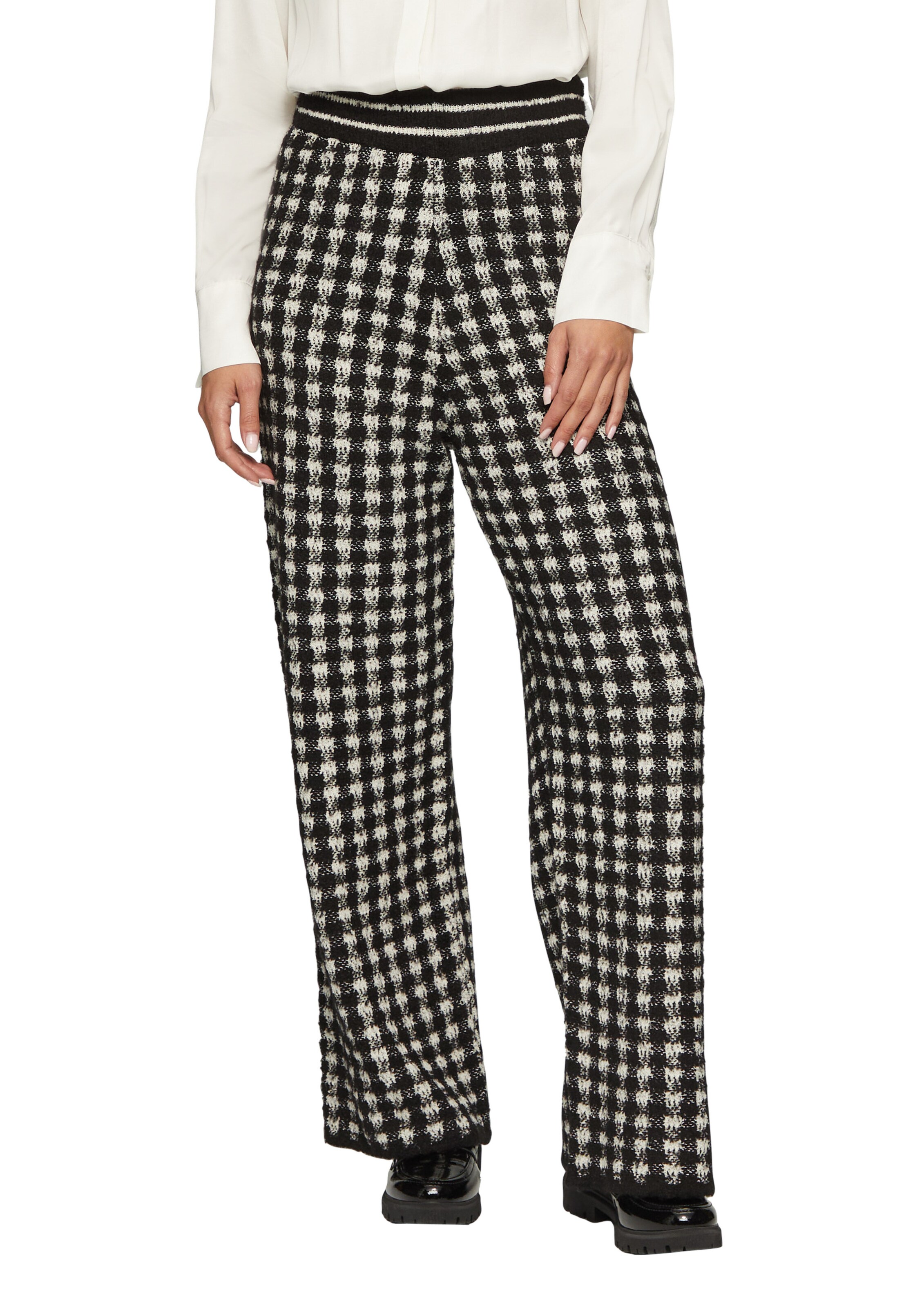 s.Oliver BLACK LABEL Wide Leg Hose in Mischfarben: Vorderseite