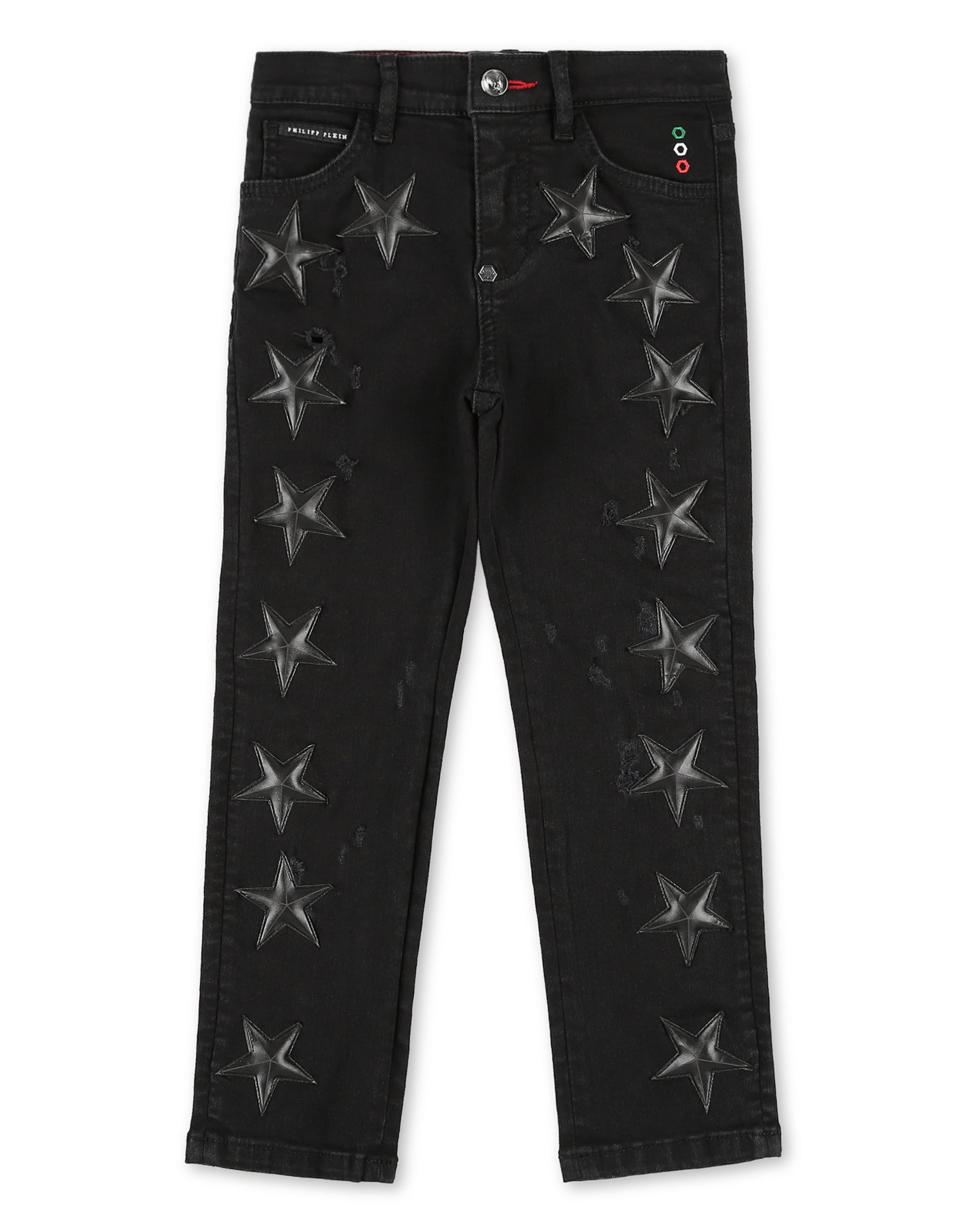 regular Jeans di Philipp Plein in nero: frontale