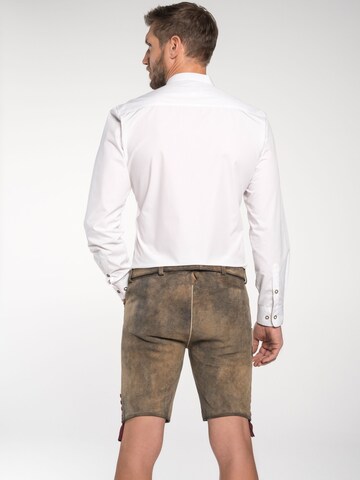 SPIETH & WENSKY Slim fit Klederdracht overhemd in Wit