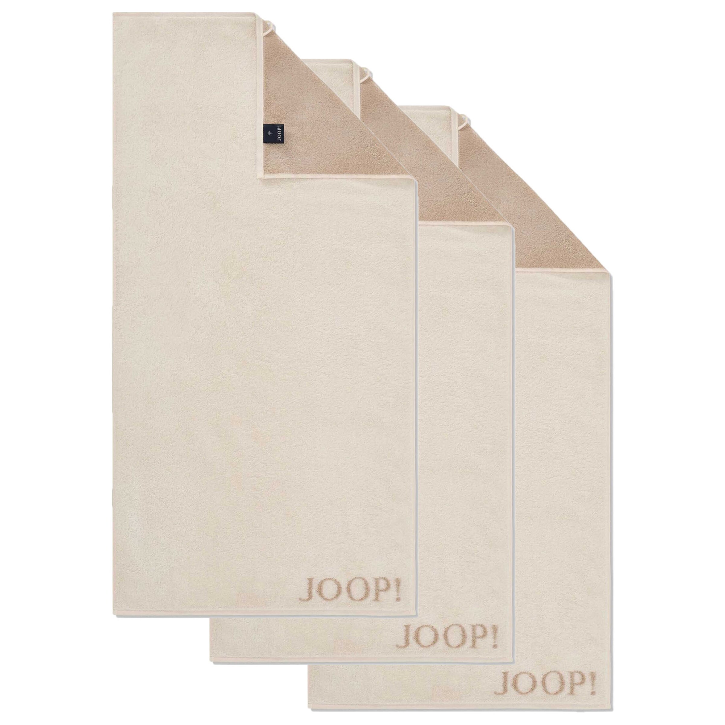 Serviette 'Doubleface' JOOP! en beige : devant