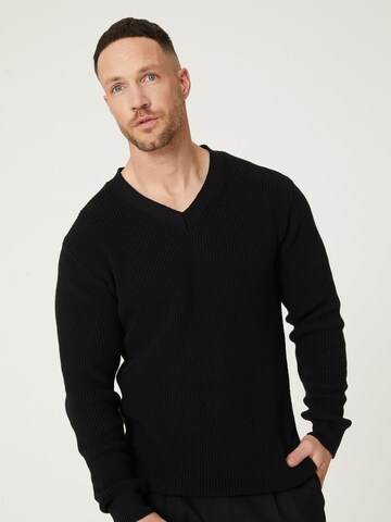 Pull-over 'Bilal' DAN FOX APPAREL en noir : devant