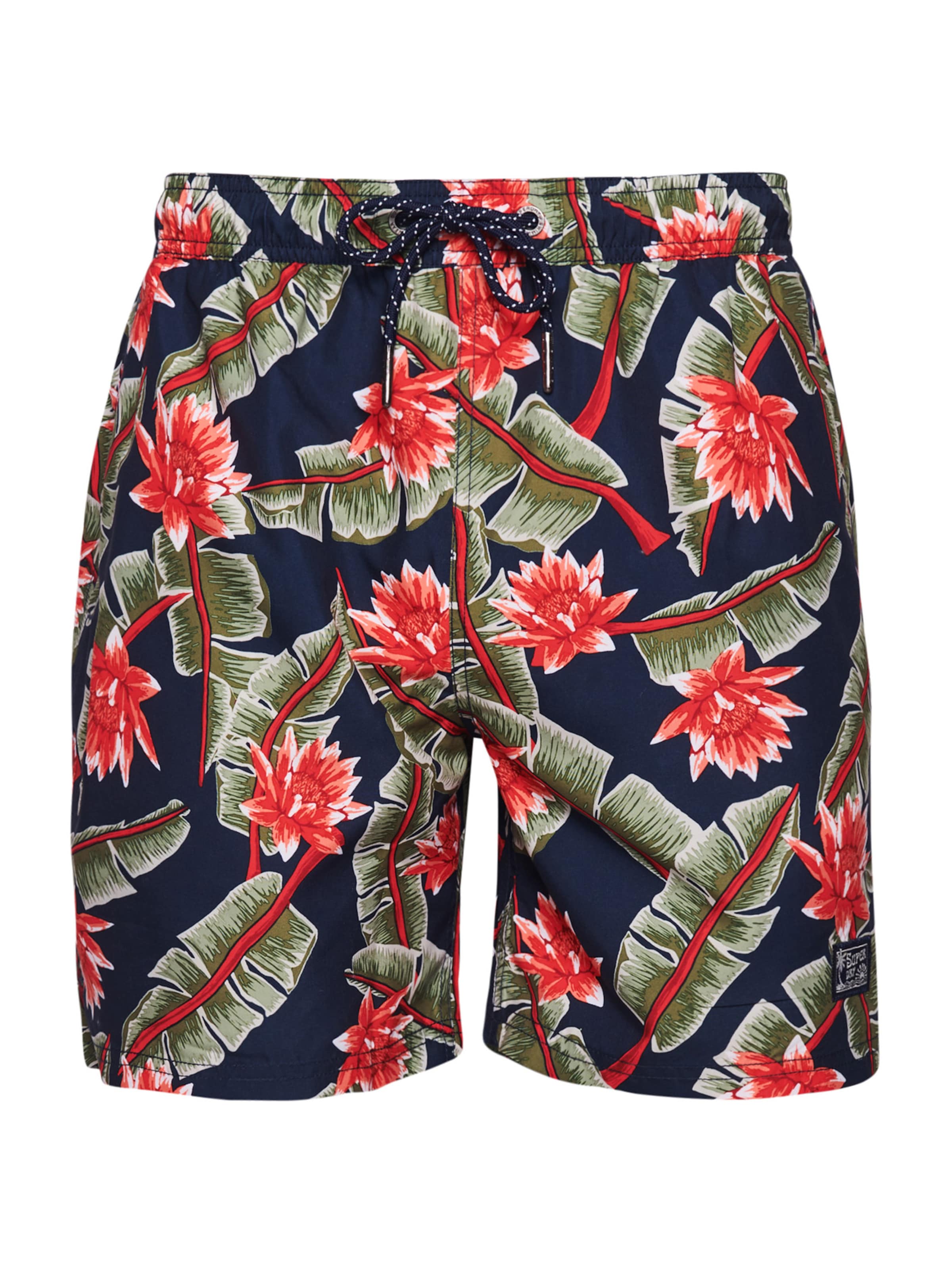 Shorts de bain Superdry & Co en bleu : devant