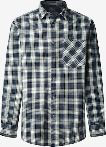 Pepe Jeans - Ajuste regular Camisa 'Rennes' en verde: frente