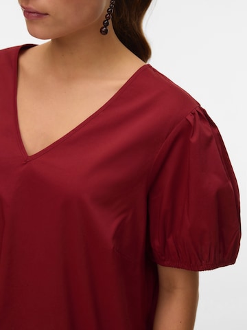 Vero Moda Curve Blouse 'VMCFRIBA' in Red
