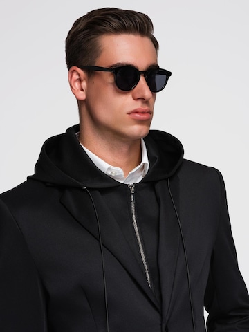 Ombre Regular Fit Businesshemd in Schwarz