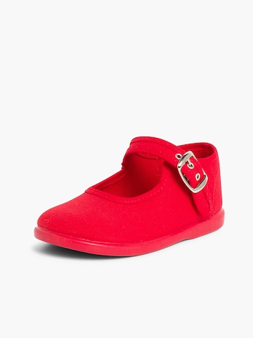 Ballerines Pisamonas en rouge : devant