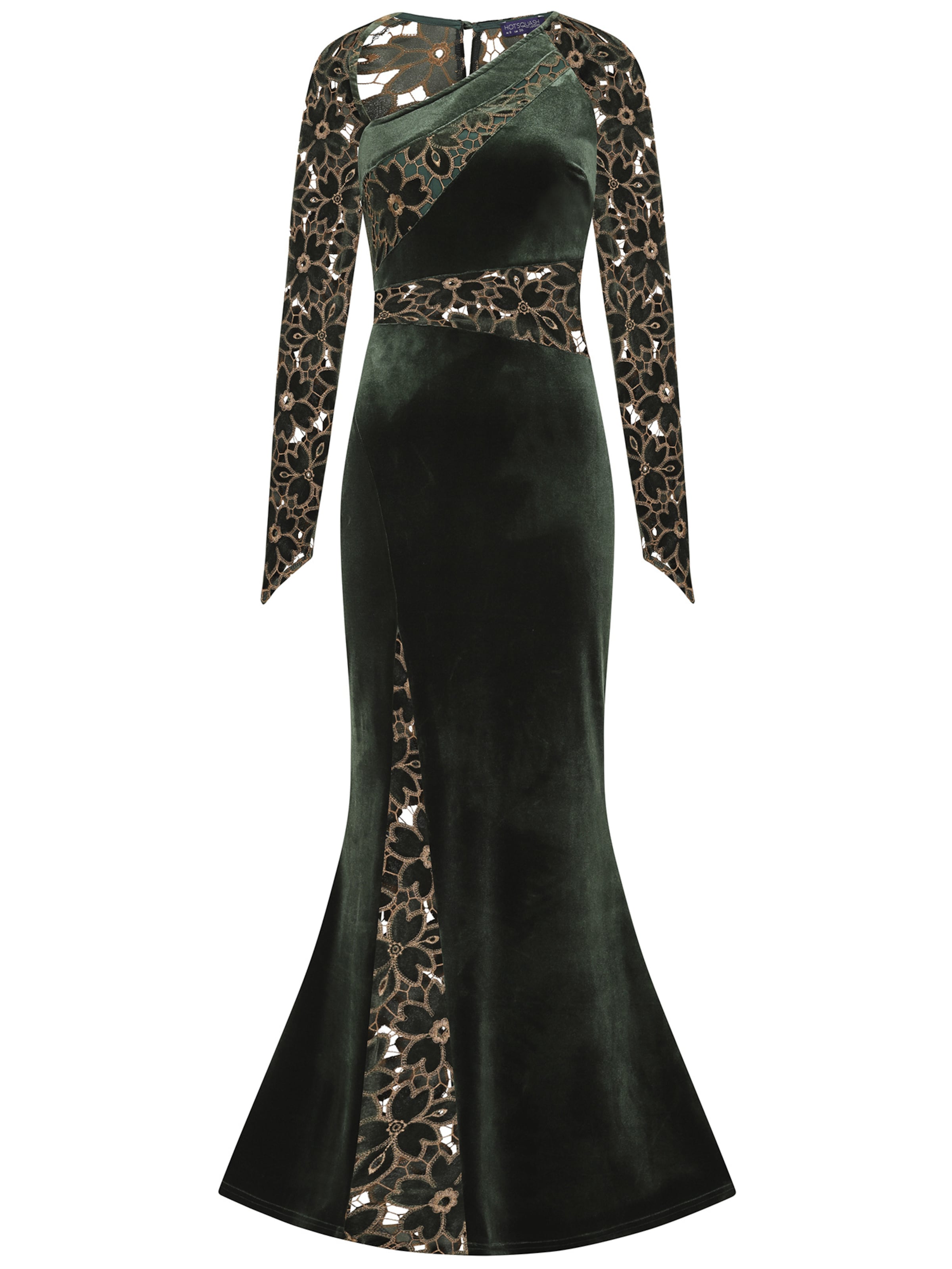 Abito da sera di HotSquash in verde: frontale