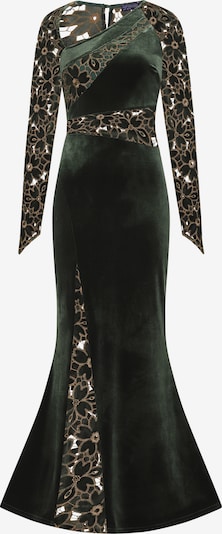 HotSquash Abendkleid in beige / oliv, Produktansicht