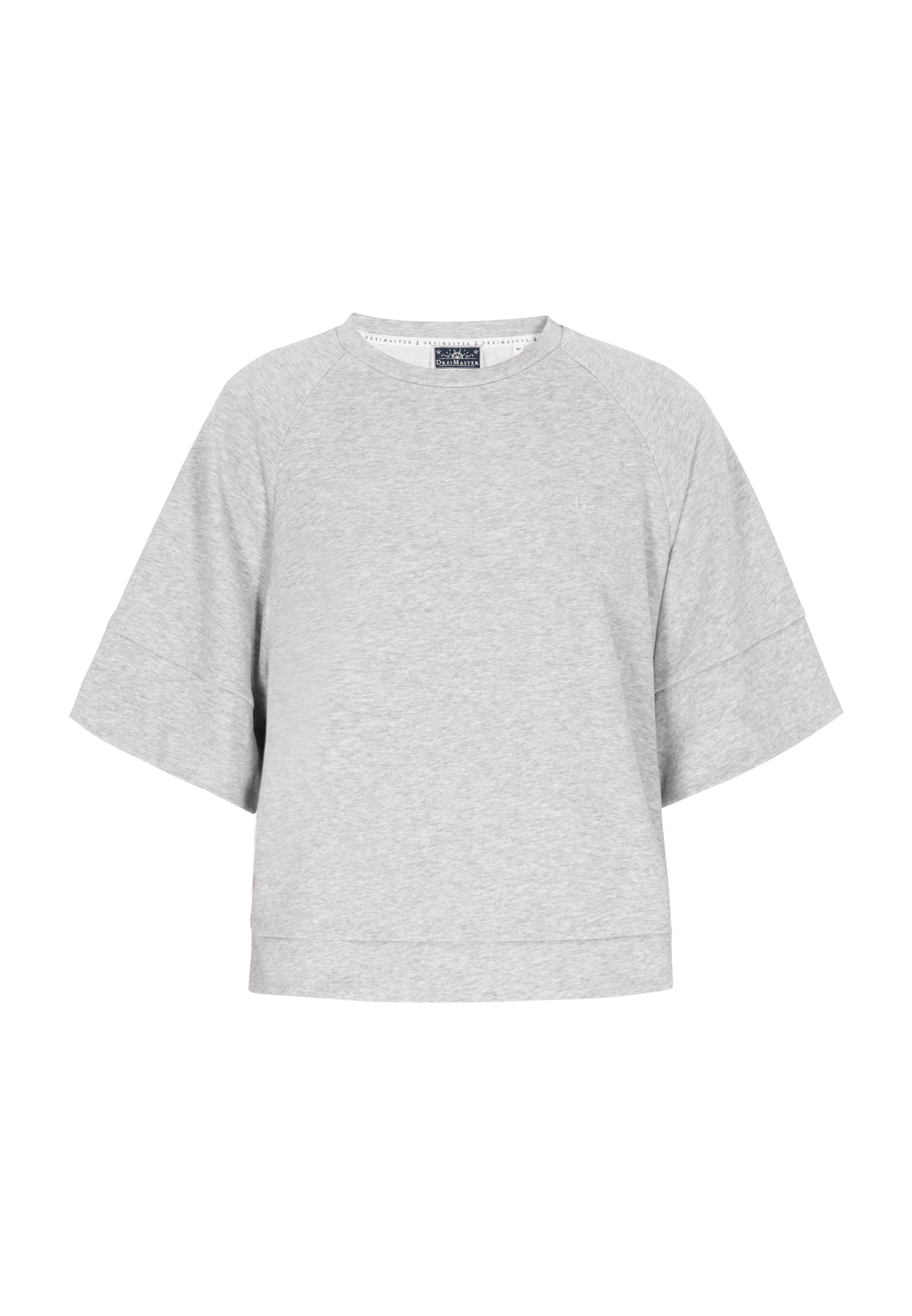 DreiMaster Maritim Sweatshirt in Grau: Vorderseite