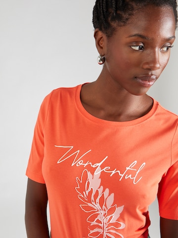 T-shirt s.Oliver en orange