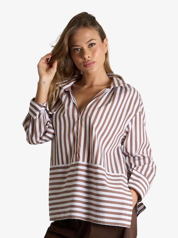Camicia da donna di Jijil in bianco: frontale