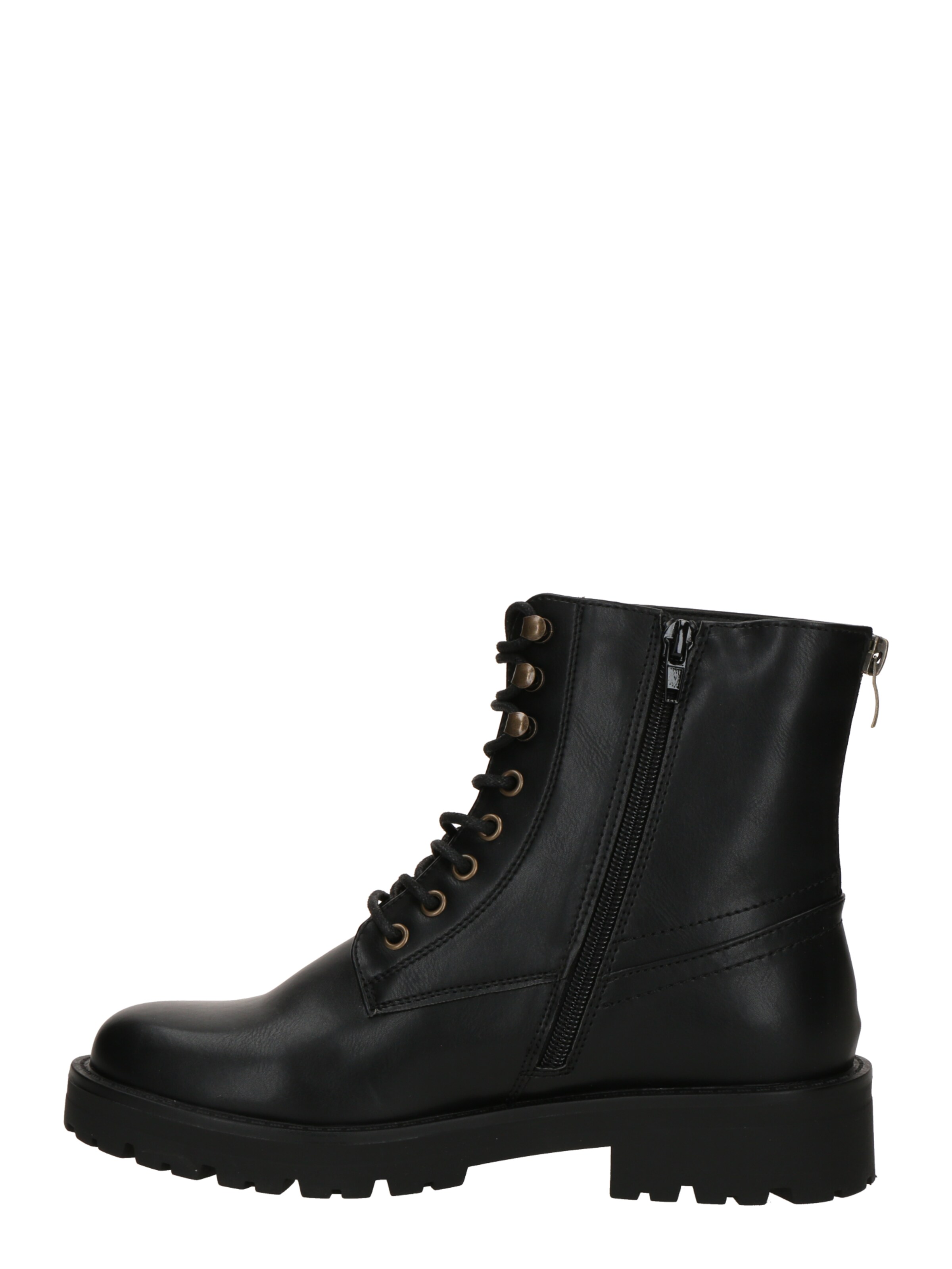 ABOUT YOU Lace-up bootie 'Anita' in Black