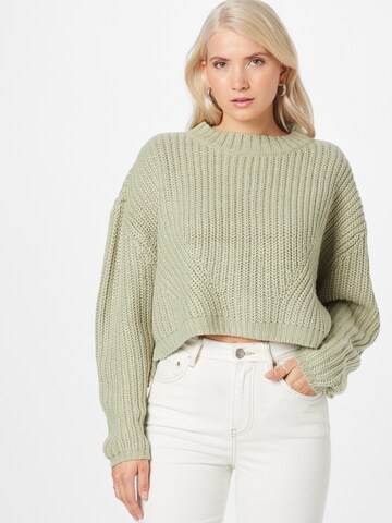 Pull-over Urban Classics en vert : devant