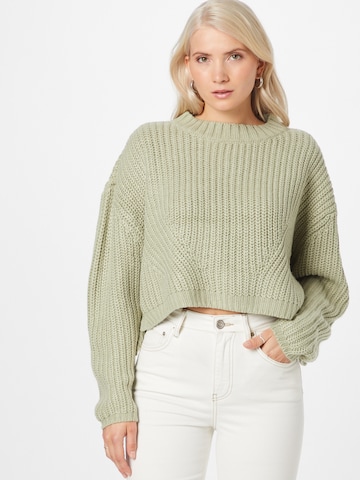 Pull-over Urban Classics en vert : devant