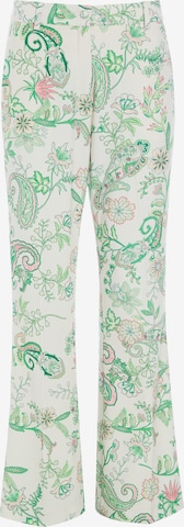 Dea Kudibal Boot cut Trousers with creases 'Rihanna' in Green: front