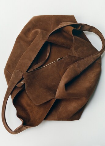 MANGO Crossbody Bag 'Pia' in Brown