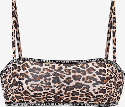 Copenhagen Studios Bikinitoppi värissä beige / ruskea / musta, Tuotenäkymä