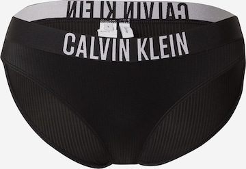juoda Calvin Klein Swimwear Bikinio kelnaitės: priekis