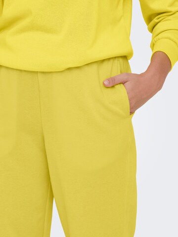 Effilé Pantalon 'DIANA' ONLY en jaune