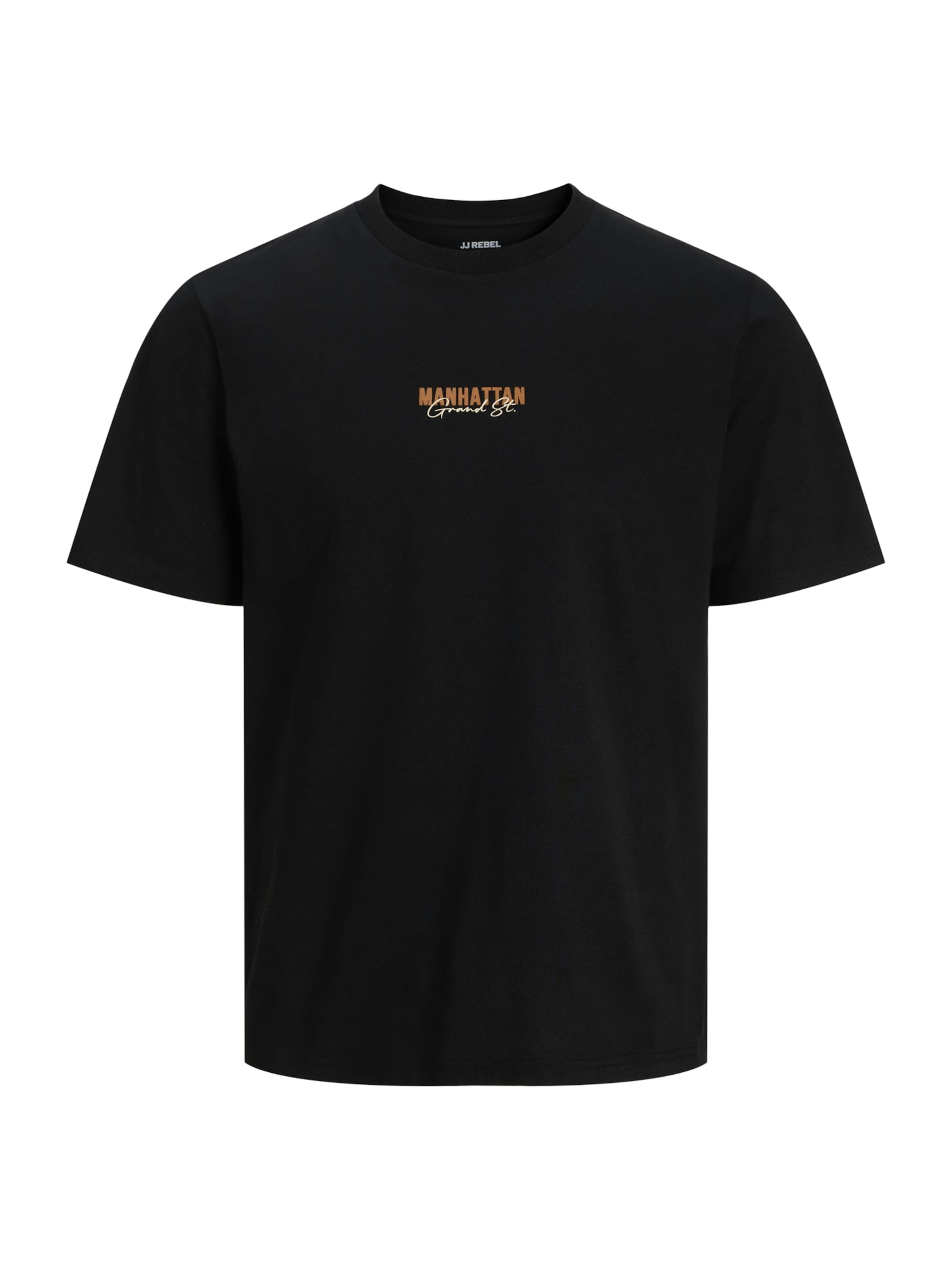 JJ Rebel Koszulka 'JREBREGGIE' w kolorze czarny: przód