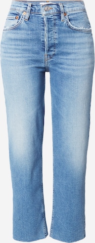 RE/DONE Regular Jeans 'STOVE PIPE' i blå: framsida