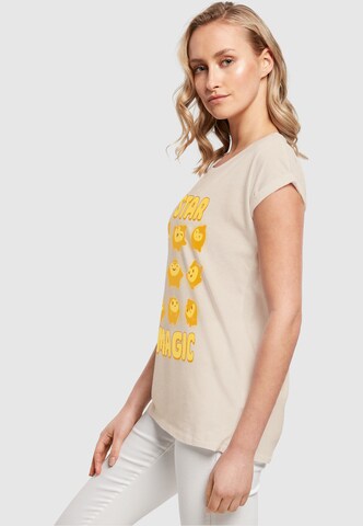 ABSOLUTE CULT T-Shirt 'Wish - Star Magic Tile' in Beige