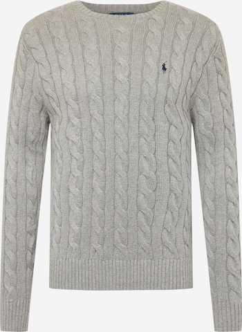 Polo Ralph Lauren Regular Fit Pullover 'Driver' in Grau: predná strana