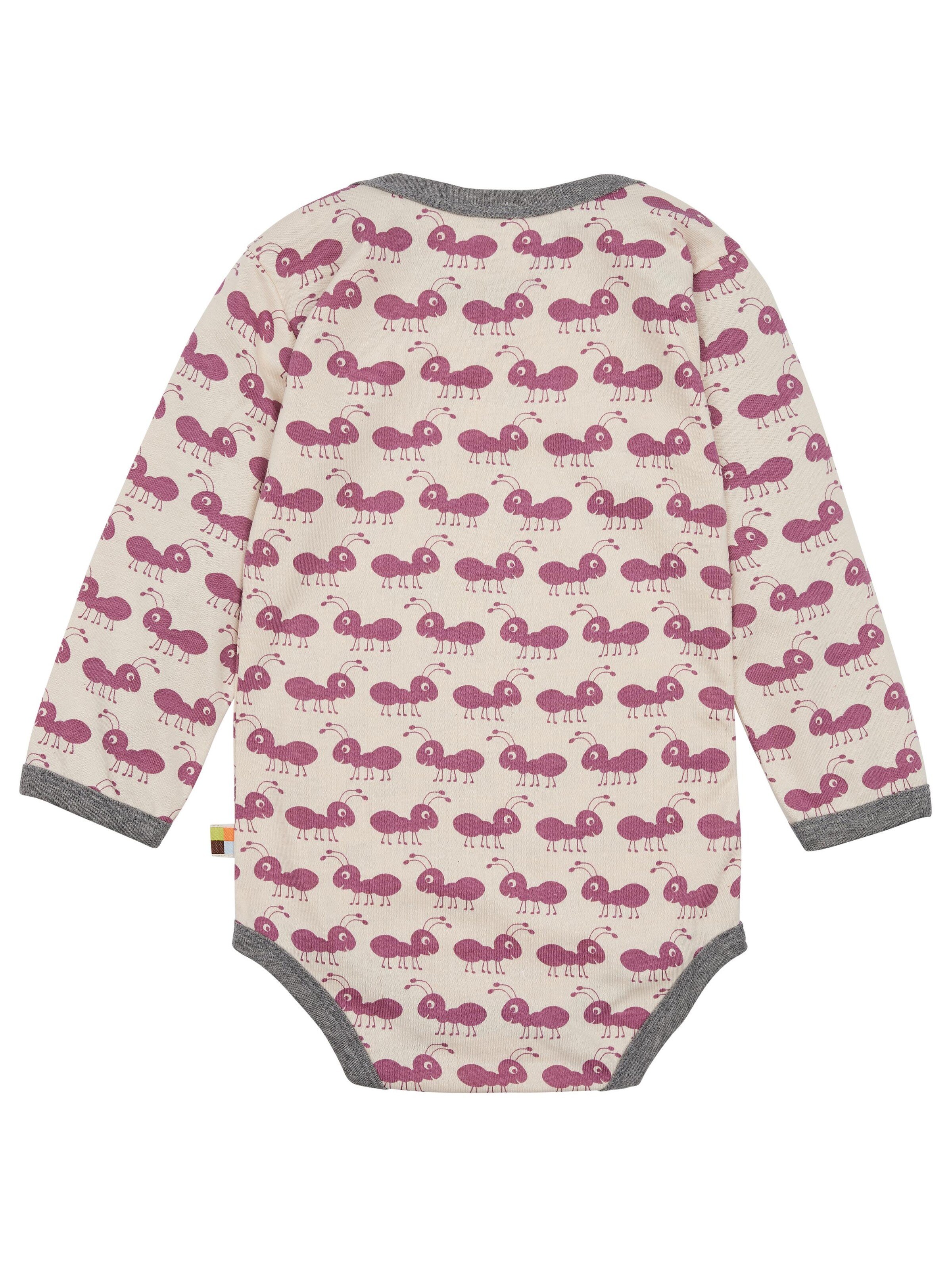 loud + proud Strampler/Body 'Ameisen'‌‌‌‌‌‌‌‌ in Lila
