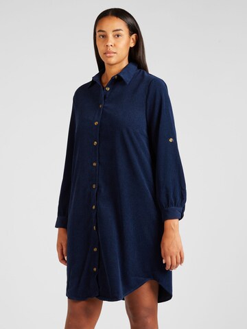 Robe-chemise 'WINI' ONLY Carmakoma en bleu : devant