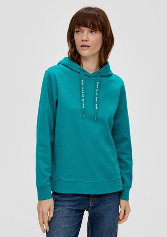 s.Oliver Sweatshirt i grøn: forside