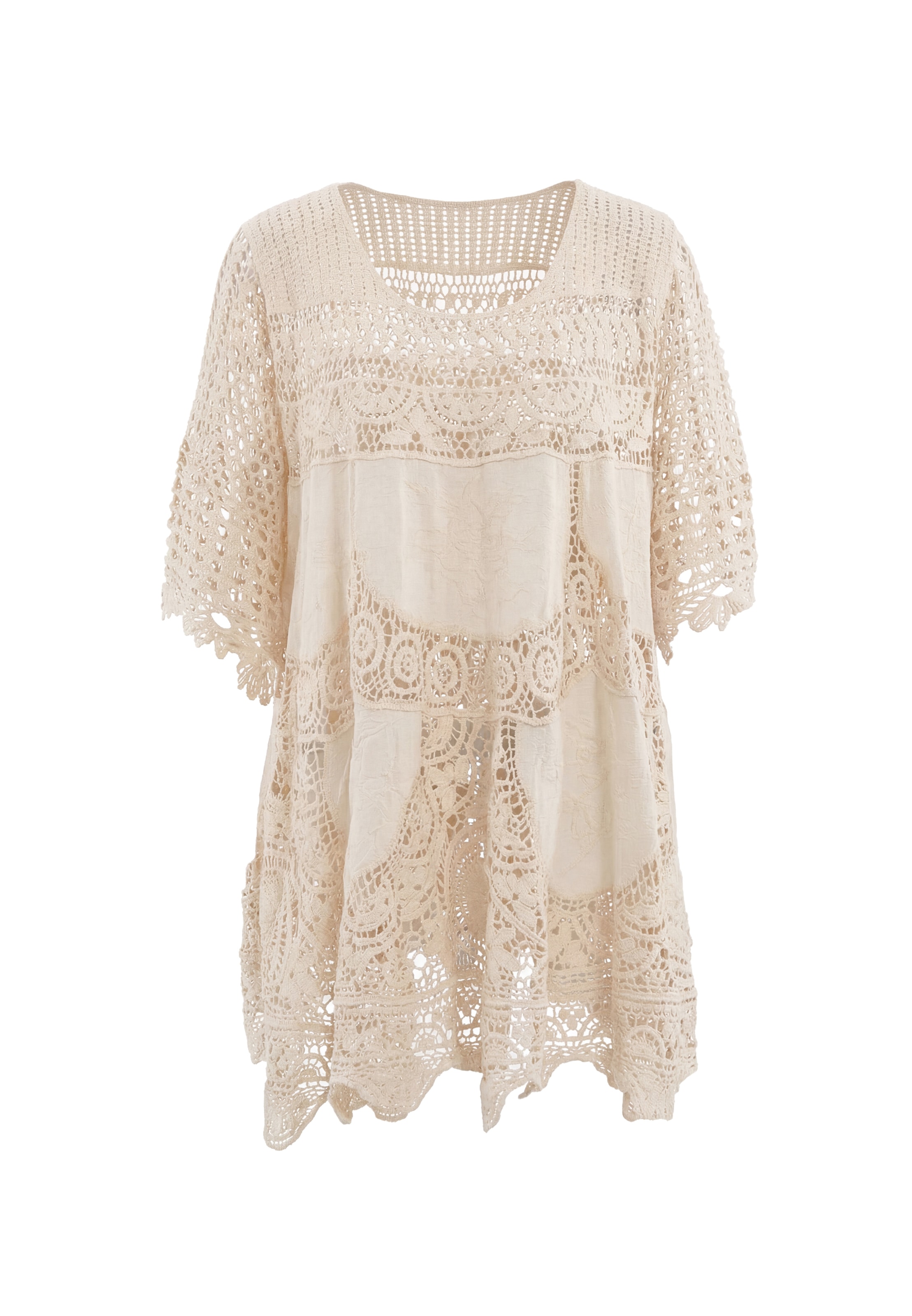 IZIA Tunic in Beige: front