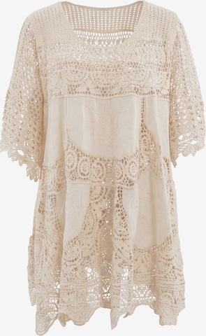 IZIA Tunic in Beige: front