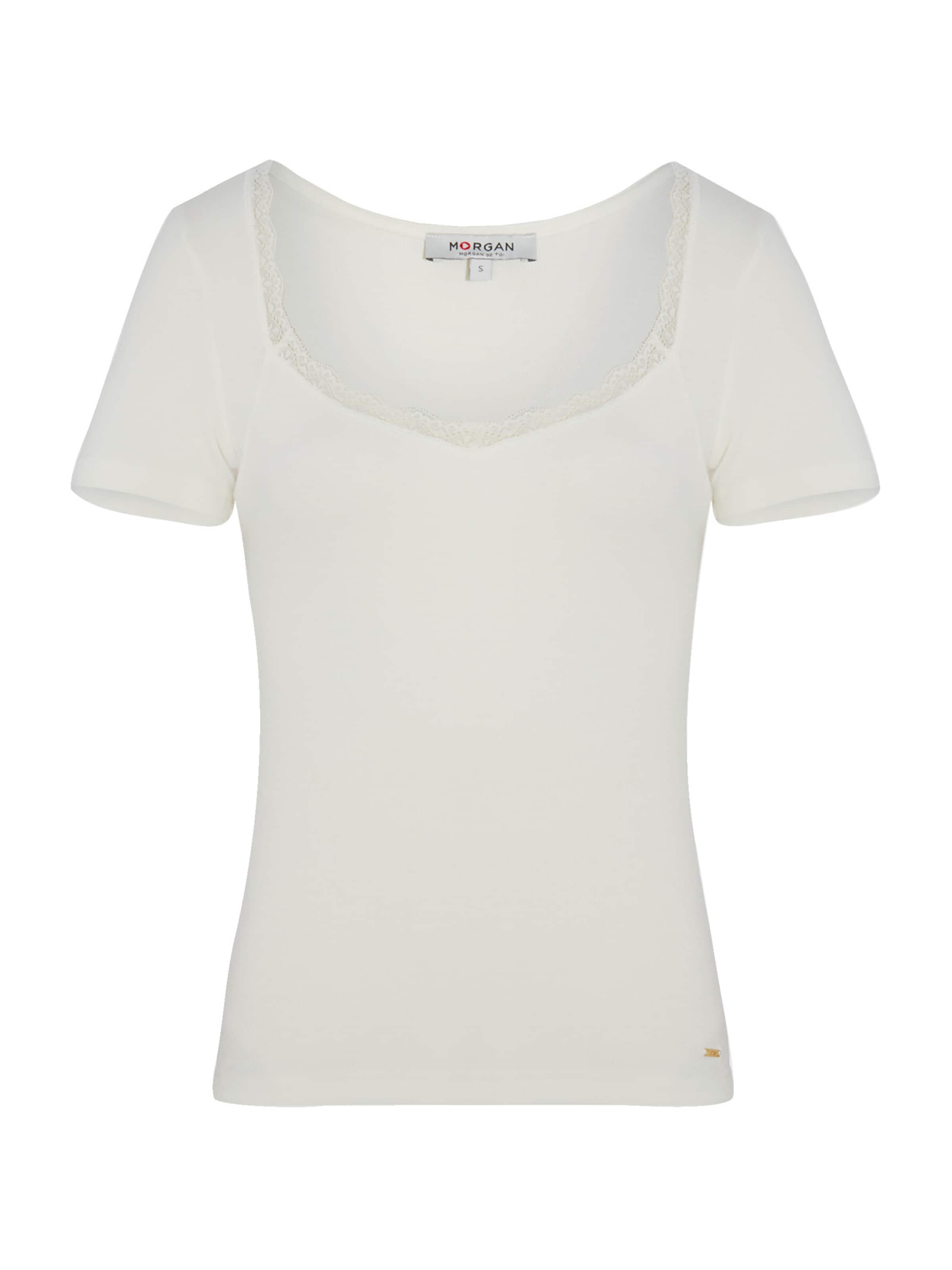 Morgan T-Shirt '261-DAMOUR' in Weiß: Vorderseite