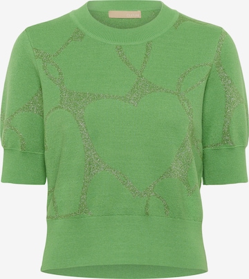 Pull-over 'Hearty' CULTURE en vert : devant