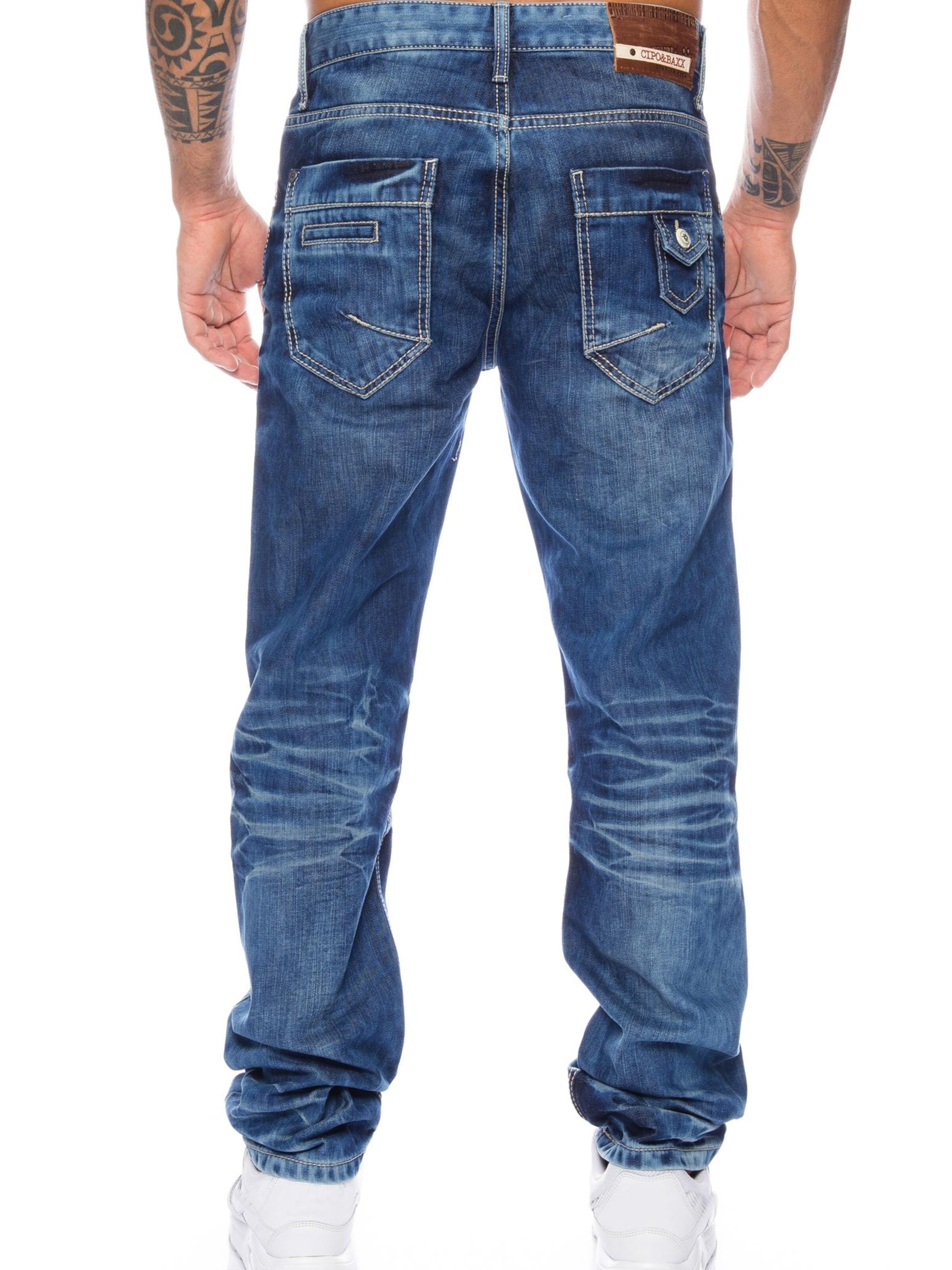 CIPO & BAXX Regular Jeans 'BJ328' in Blue